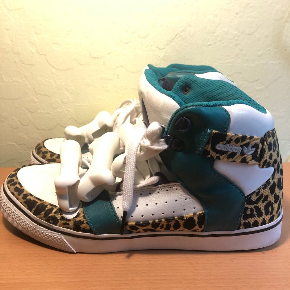 Jeremy Scott x Adidas Leopard Bones Shoe